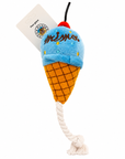 Peluche avec Corde et Couineur pour Chien Pom Glace Pom d'Azur ®