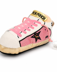 Pen Pooch – Jouet pour Chien en Forme de Baskets Rose avec Couineur
