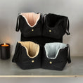 Load image into Gallery viewer, Sac de Transport pour chien Luxe et Comfort Noir par SohoPoms
