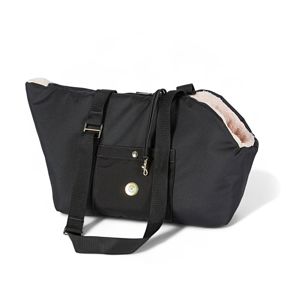 Sac de Transport pour chien Luxe et Confort Rose par SohoPoms