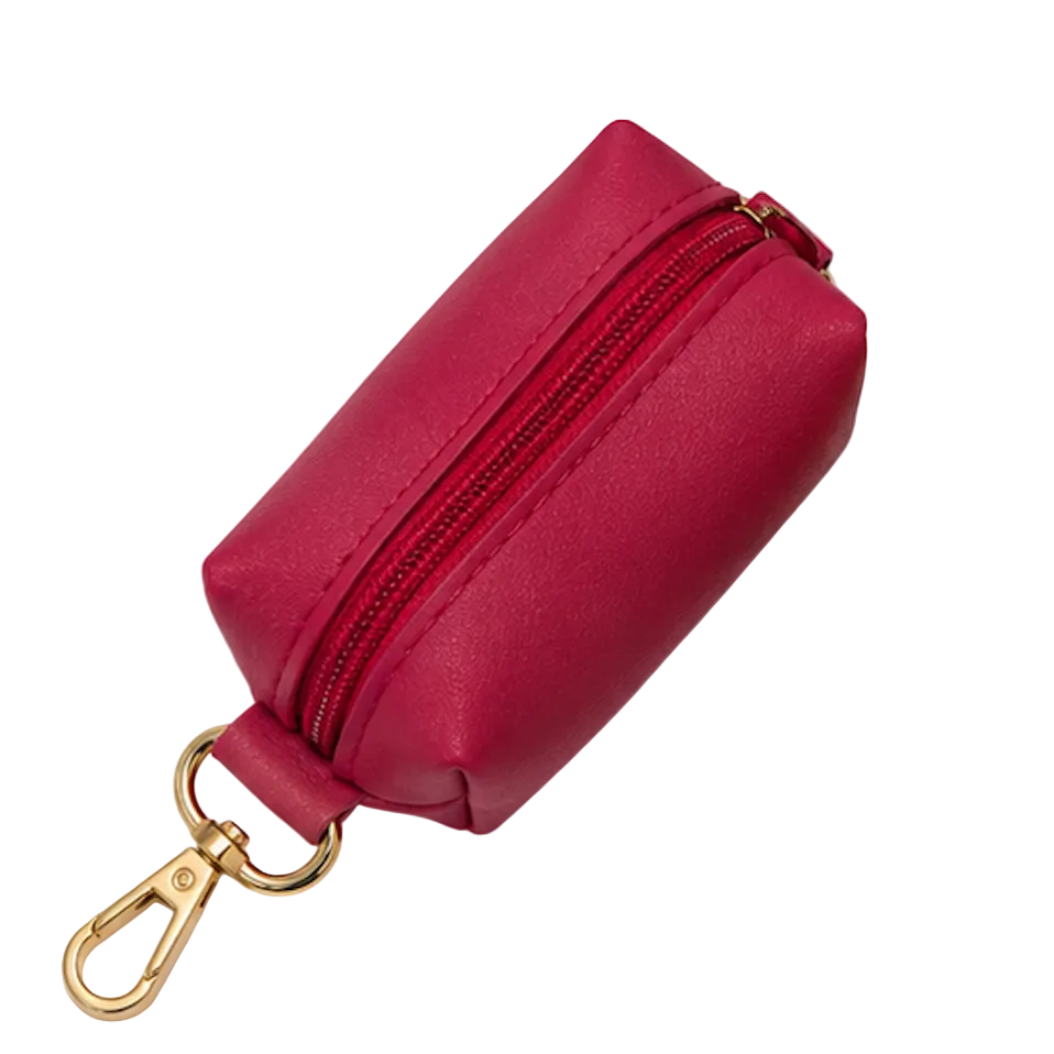 Pochette à Friandises &amp; Sac à Déjections 2-en-1 – Collection Riviera rose