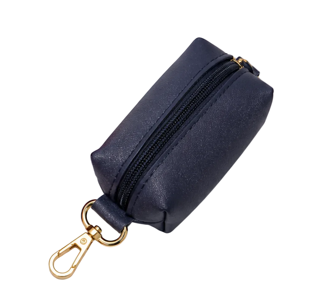 Pochette à Friandises &amp; Sac à Déjections 2-en-1 – Collection Riviera bleu