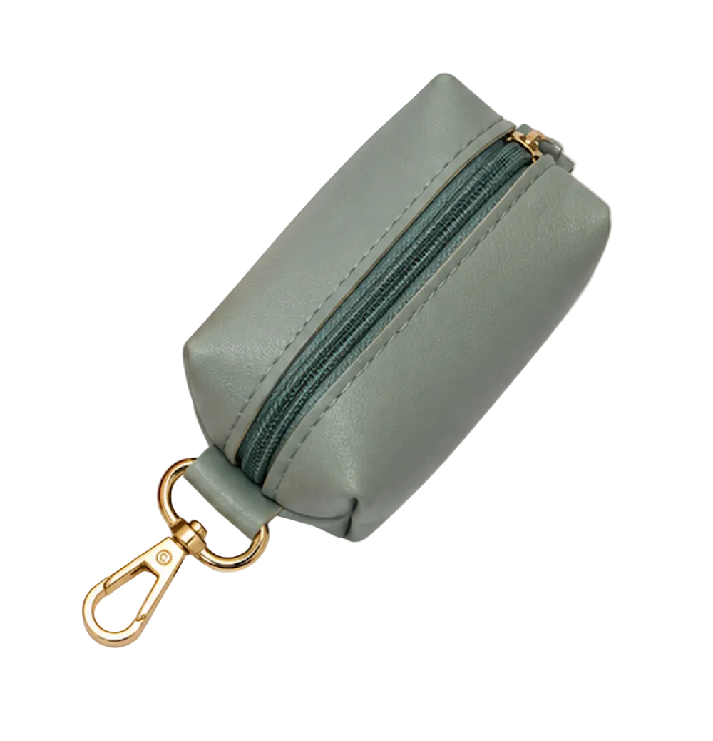 Pochette à Friandises &amp; Sac à Déjections 2-en-1 – Collection Riviera bleu clair