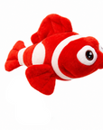 Poisson Clown en Peluche Sonore pour Chien Azurio Pom d'Azur