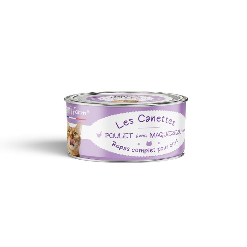 Repas complet pour chat Poulet & Maquereau 70G