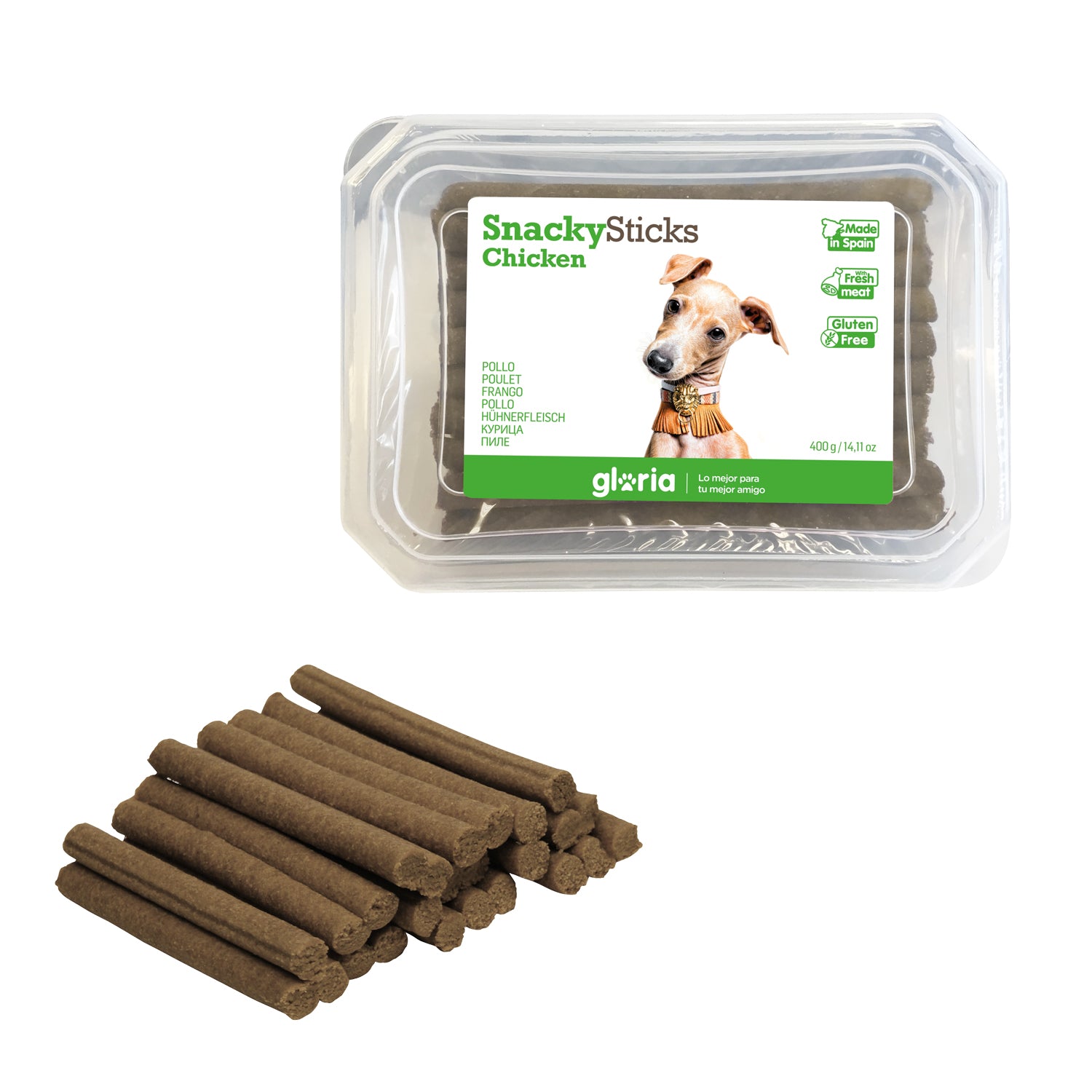 SNACKYSTICKS Poulet Friandise pour Chien 350GR