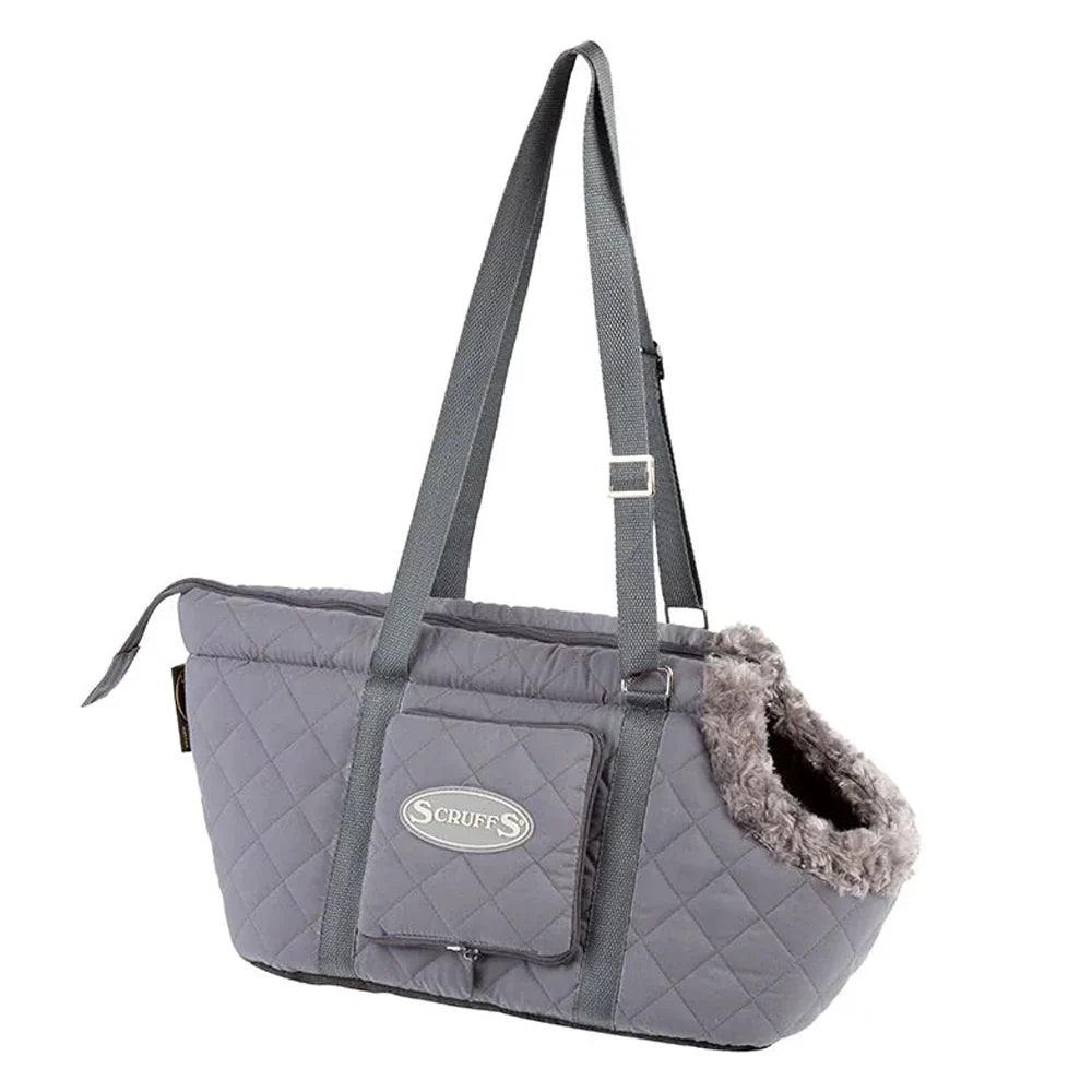 Sac de transport pour Chien &#39;Wilton&#39; Gris par Scruffs