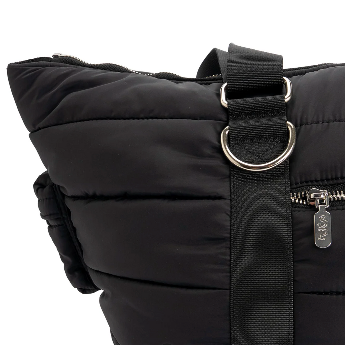 Sac de Transport pour Chien Riviera Duffle Noir – Pom d’Azur × Soho Poms London