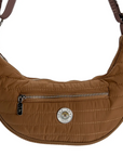 Sac de Promenade Crossbody Demi Lune – Soho Poms x Pom d’Azur