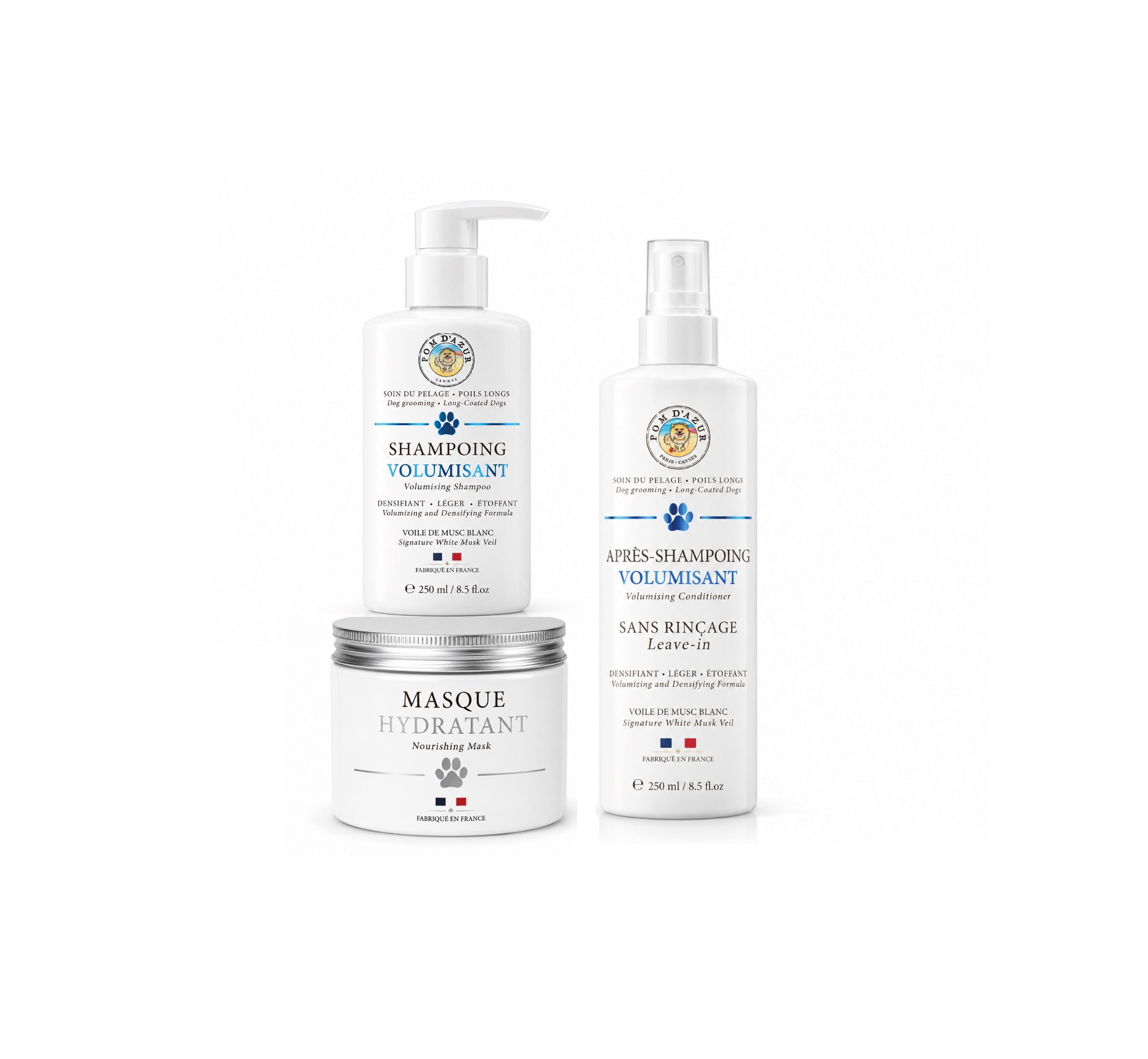 Rituel Volume &amp; Hydratation pour Chien – Shampoing, Après-Shampoing &amp; Masque
