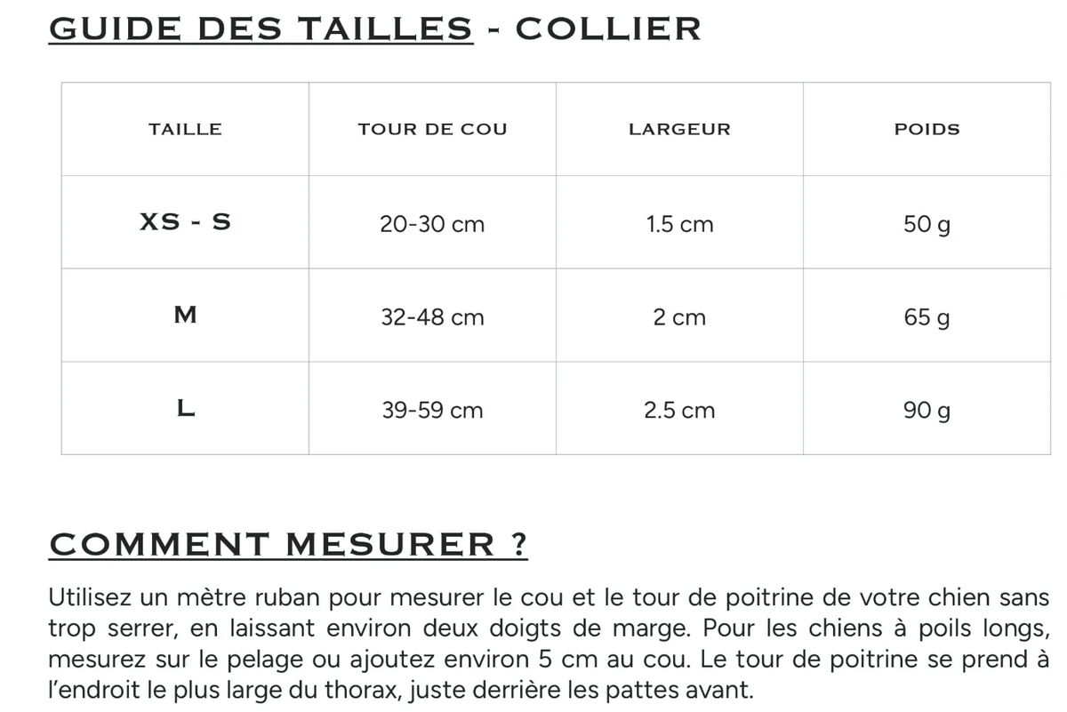 Collier pour Chien 'Blush' Pawppy Paris