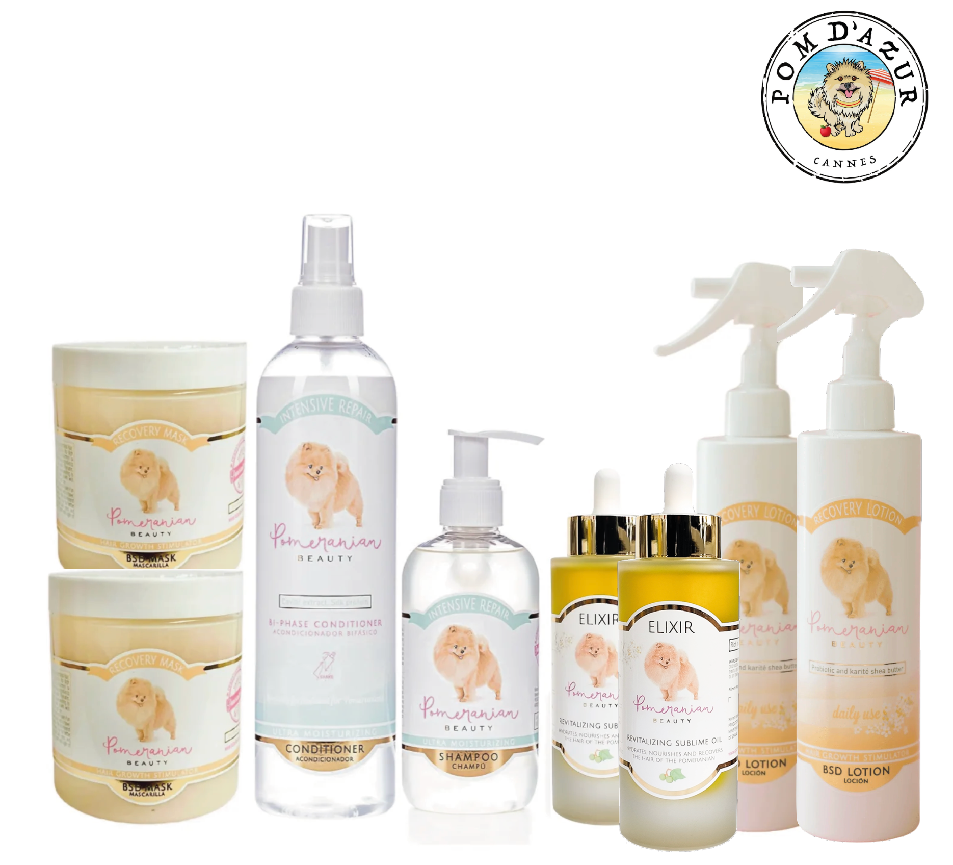 Treatment "Coat Loss" Alopecia Pomeranian Spitz Complete Pack