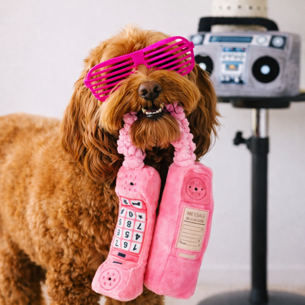 Telephone Retro Peluche pour Chien P.L.A.Y mood