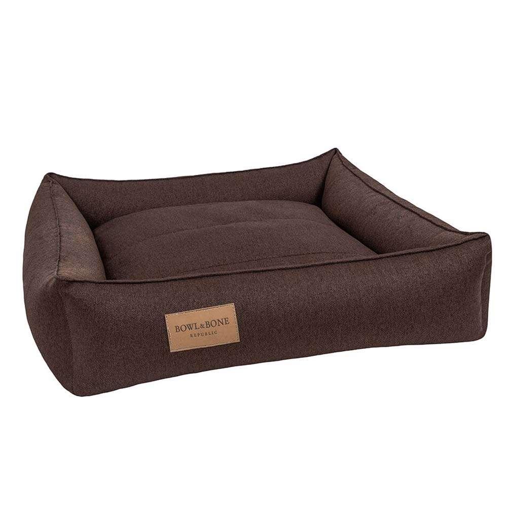 URBAN Lit pour chien Confort Chocolat par Bowl & Bone - Pom D'Azur