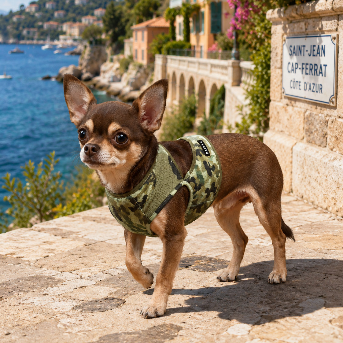 Gilet Fraîcheur Riviera Camo pour chien par PAIKKA lifestyle