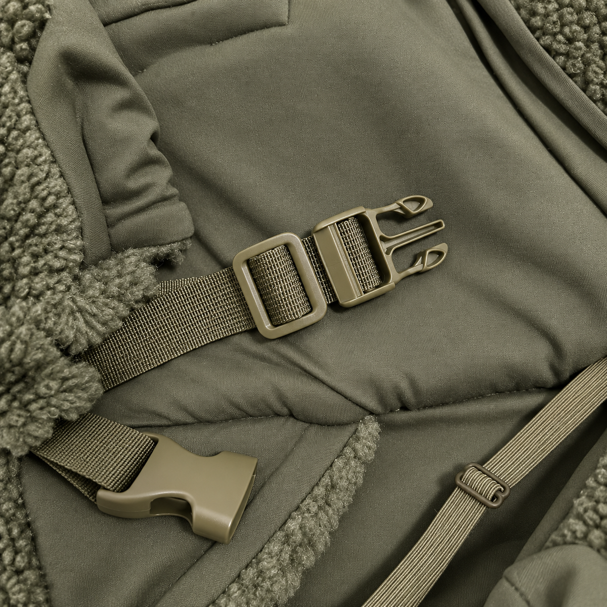 Veste pour Chien 'Sherpa Olive' par Paikka