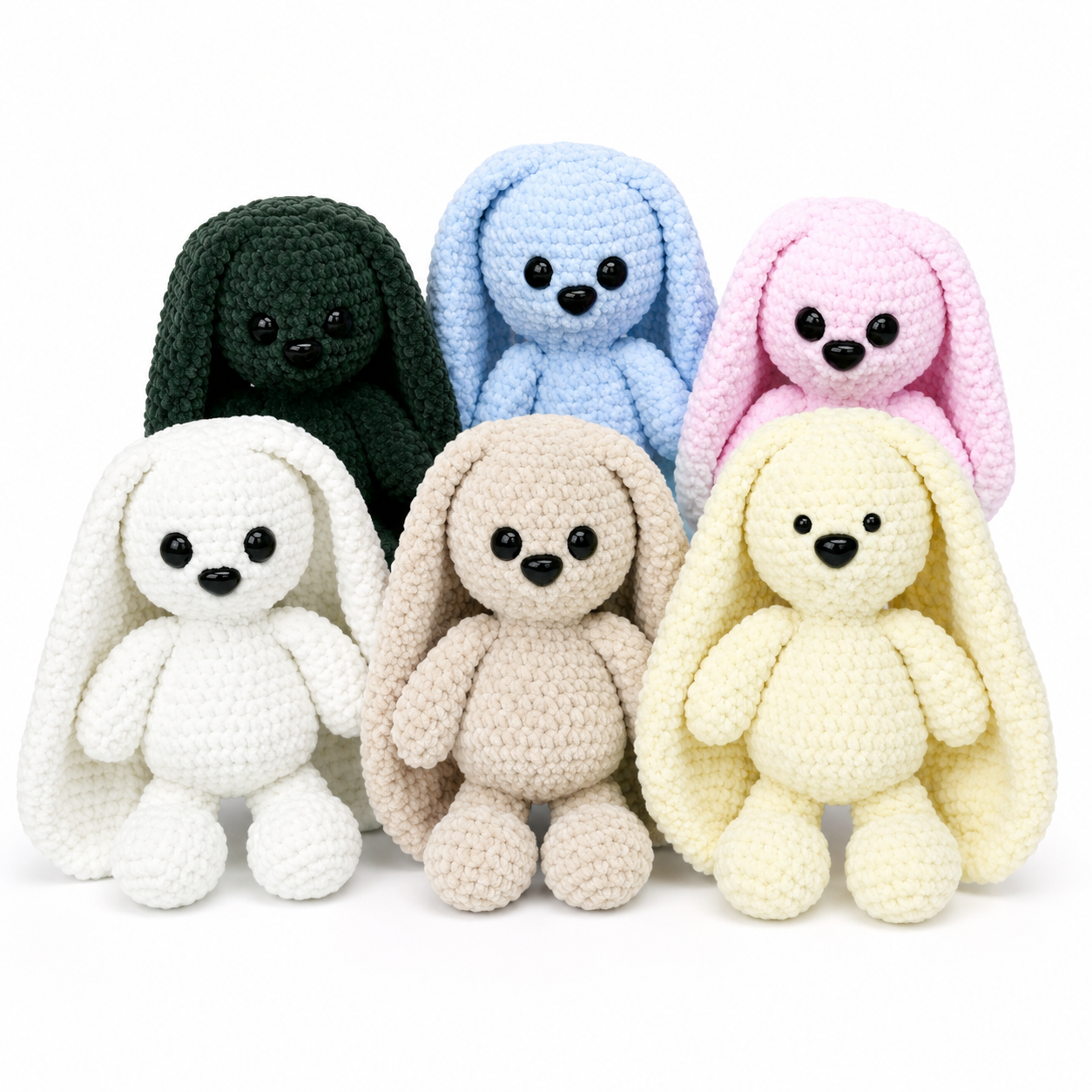 Lapin en Laine Artisanale – Peluche Douce Faite Main