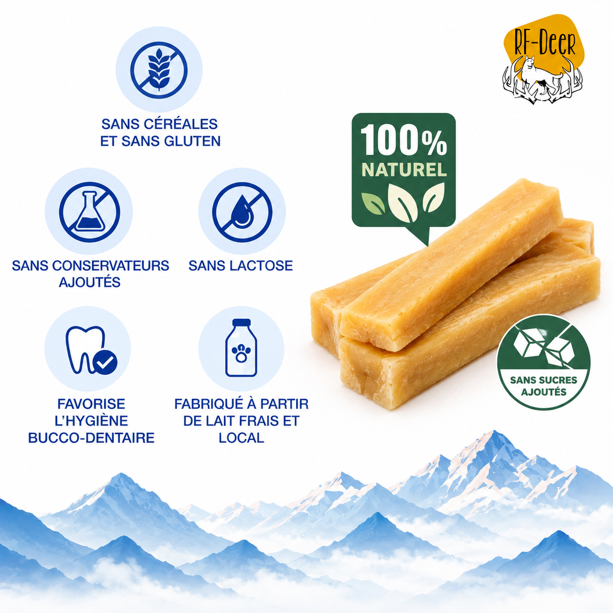 Fromage de l’Himalaya CHURPI – Friandise naturelle à mâcher pour chien