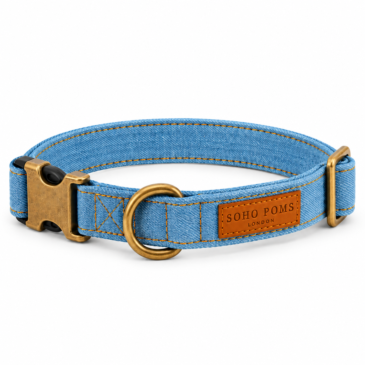 Collier pour Chien en Denim Sohopoms