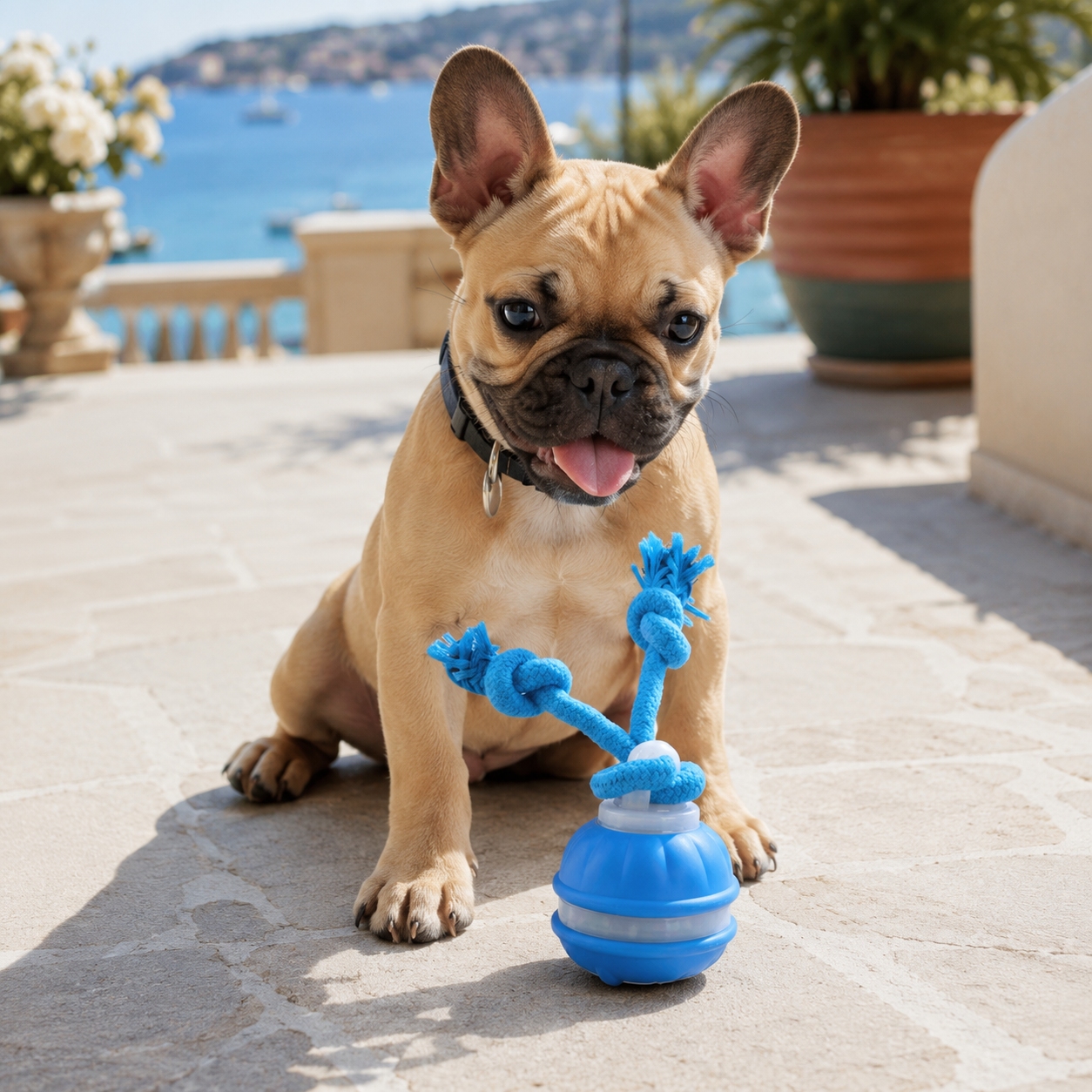 Balle Roulante Interactive Infrarouge Rechargeable pour Chat et Chien