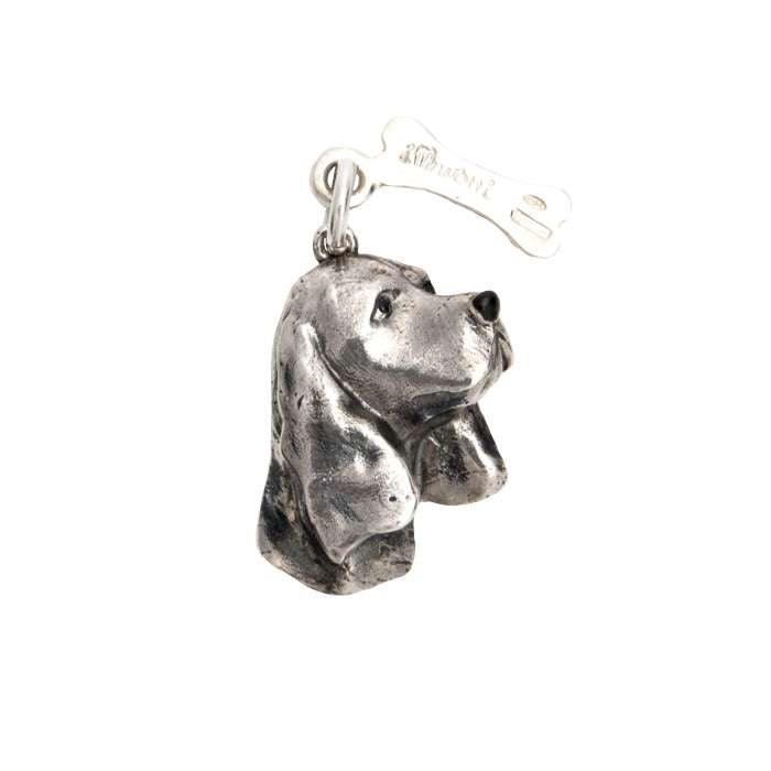 Sterling Silver iMusotti Beagle Pendant - Pom D'Azur