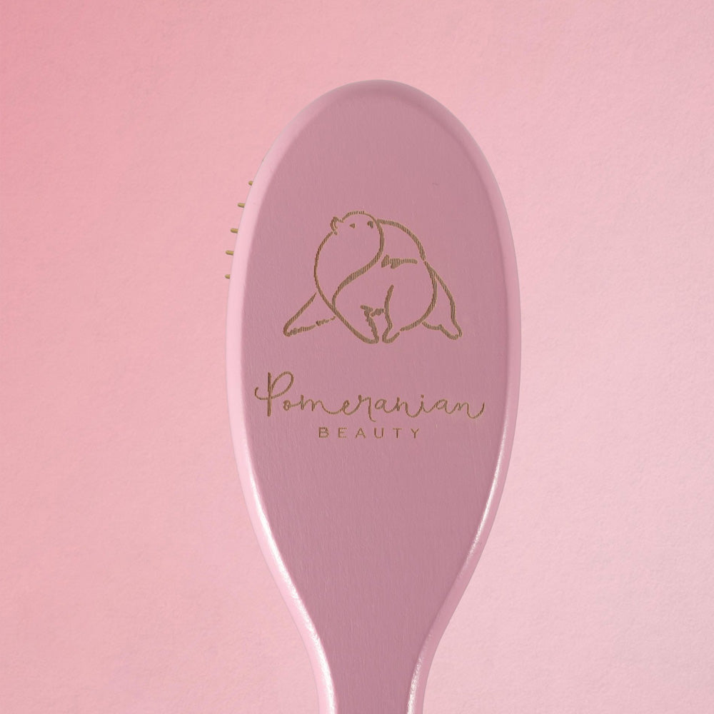 Brosse de toilettage pour Pomeranian - "Rose Gold" par Pom Beauty