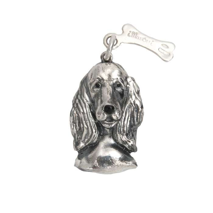 Sterling Silver iMusotti Cocker Spaniel Pendant