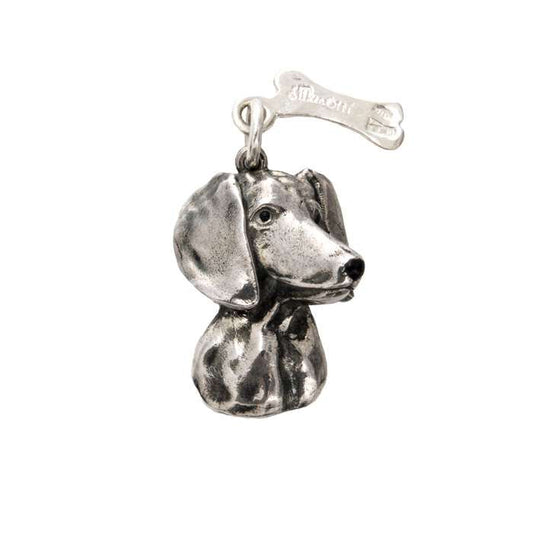 Sterling Silver iMusotti Dachshund Pendant