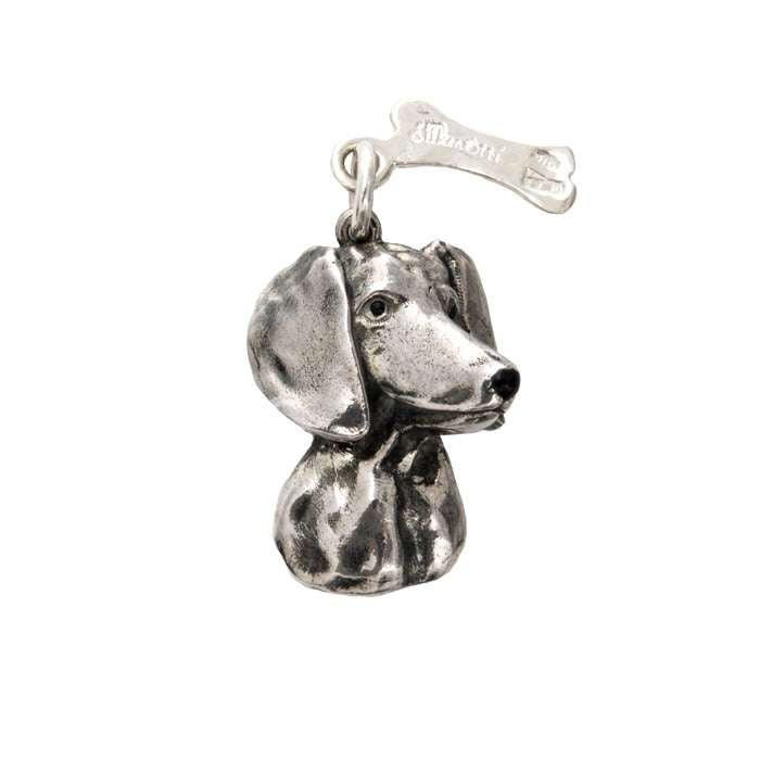 Sterling Silver iMusotti Dachshund Pendant - Pom D'Azur