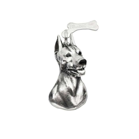 Sterling Silver iMusotti Doberman Pendant