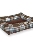 Lit pour Chien Marron 'SCOTT' par Bowl & Bone - Pom D'Azur
