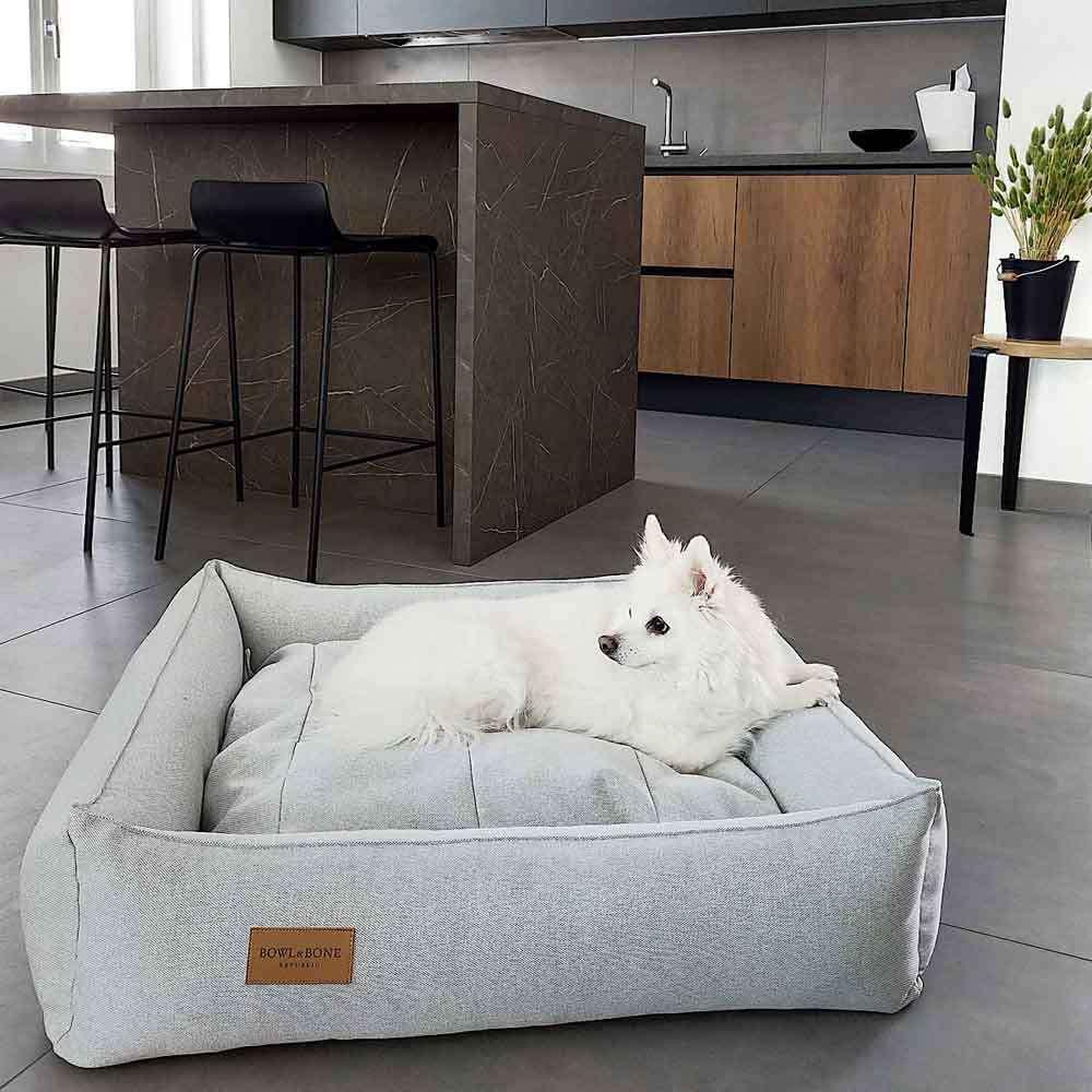 URBAN Lit pour Chien Confort Gris par Bowl & Bone - Pom D'Azur