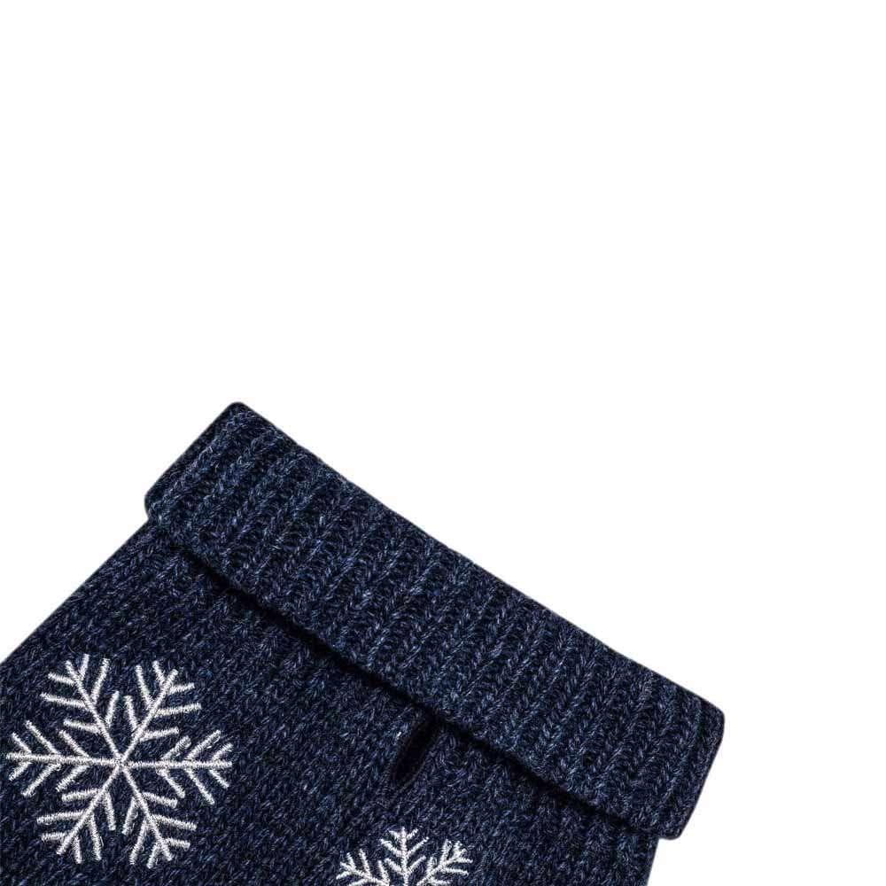 Pull Pour Chien ASPEN SNOWFLAKE Navy par Bowl & Bone - Pom D'Azur