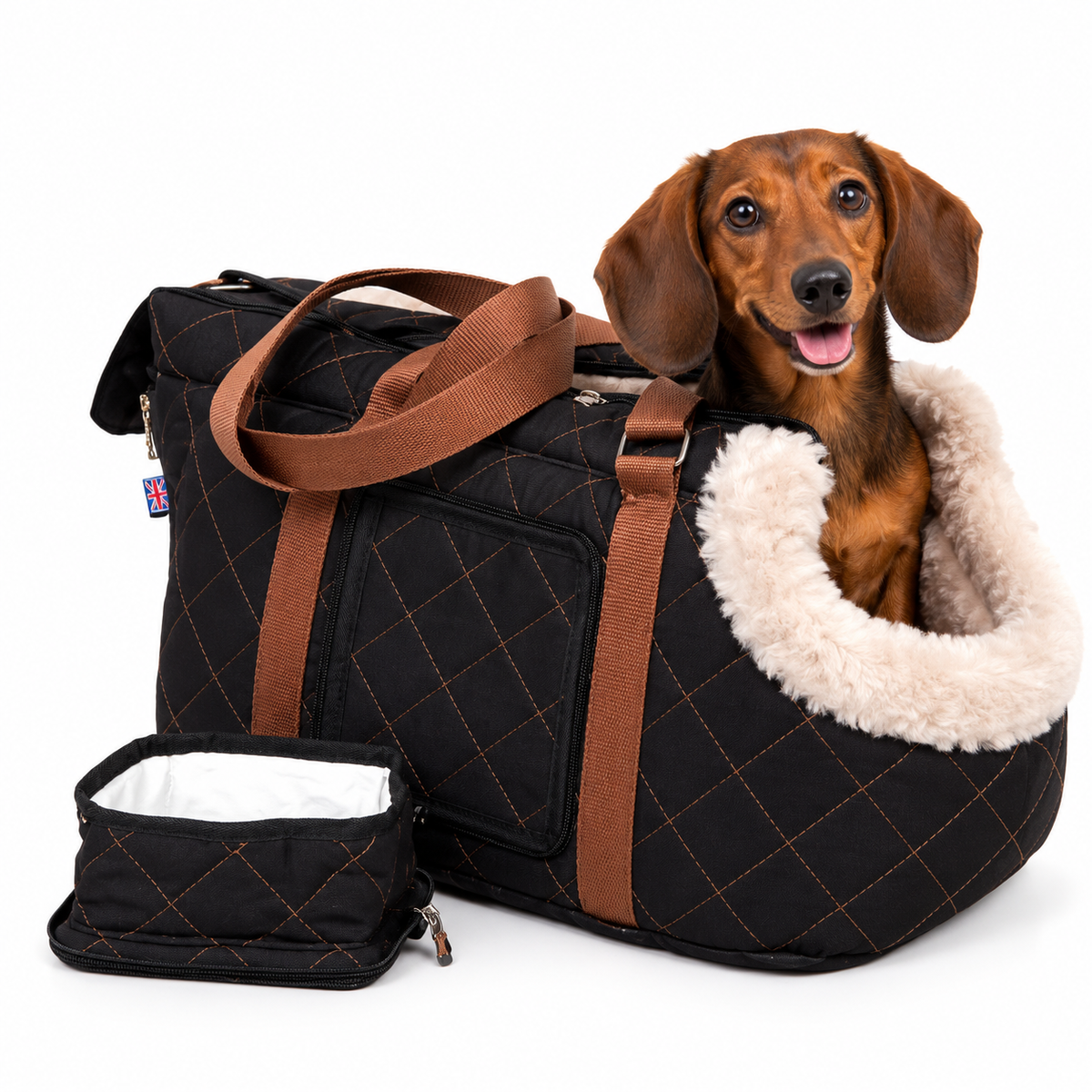 Sac de transport pour Chien 'Wilton' Noir par Scruffs