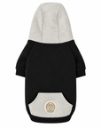 Sweat à Capuche pour Chien Noir & Gris – Élégance Sportive Sohopoms
