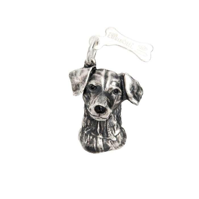 Sterling Silver iMusotti Jack Russell Pendant - Pom D'Azur