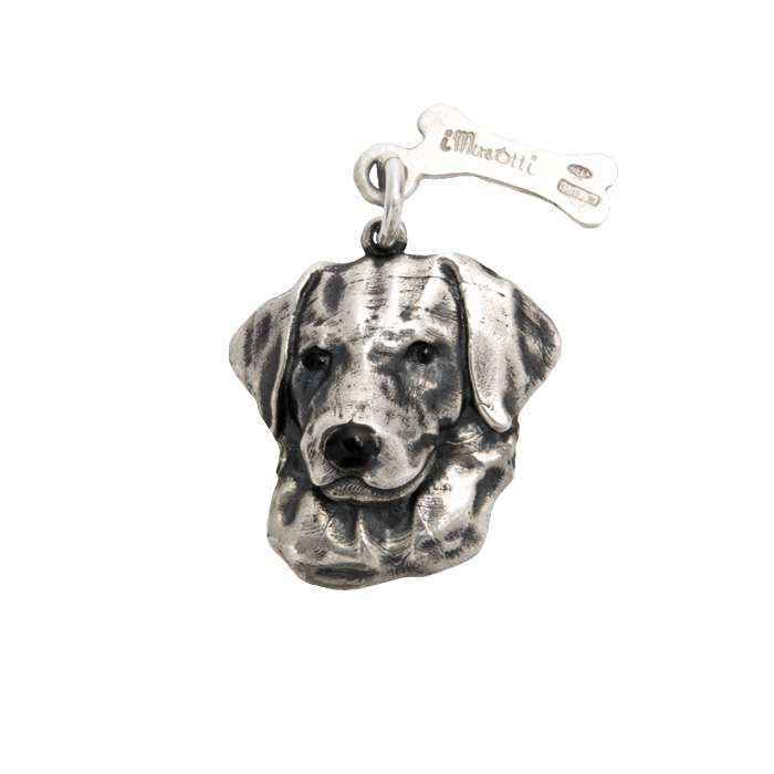 Sterling Silver iMusotti Labrador Retriever Pendant