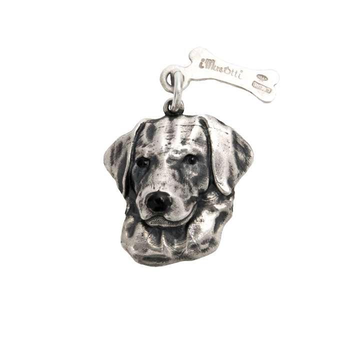 Sterling Silver iMusotti Labrador Retriever Pendant - Pom D'Azur