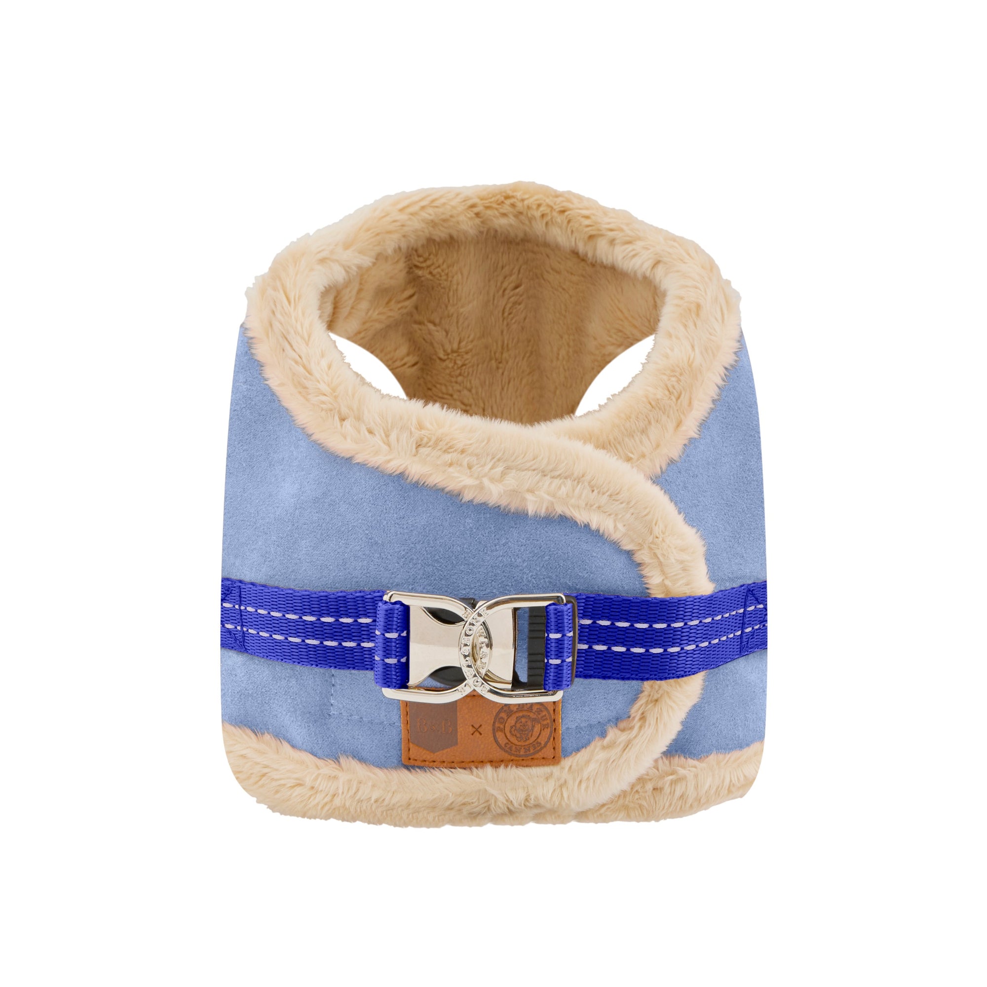 Manteau Harnais pour Chien YETI Bleu Azur par Pom d'Azur