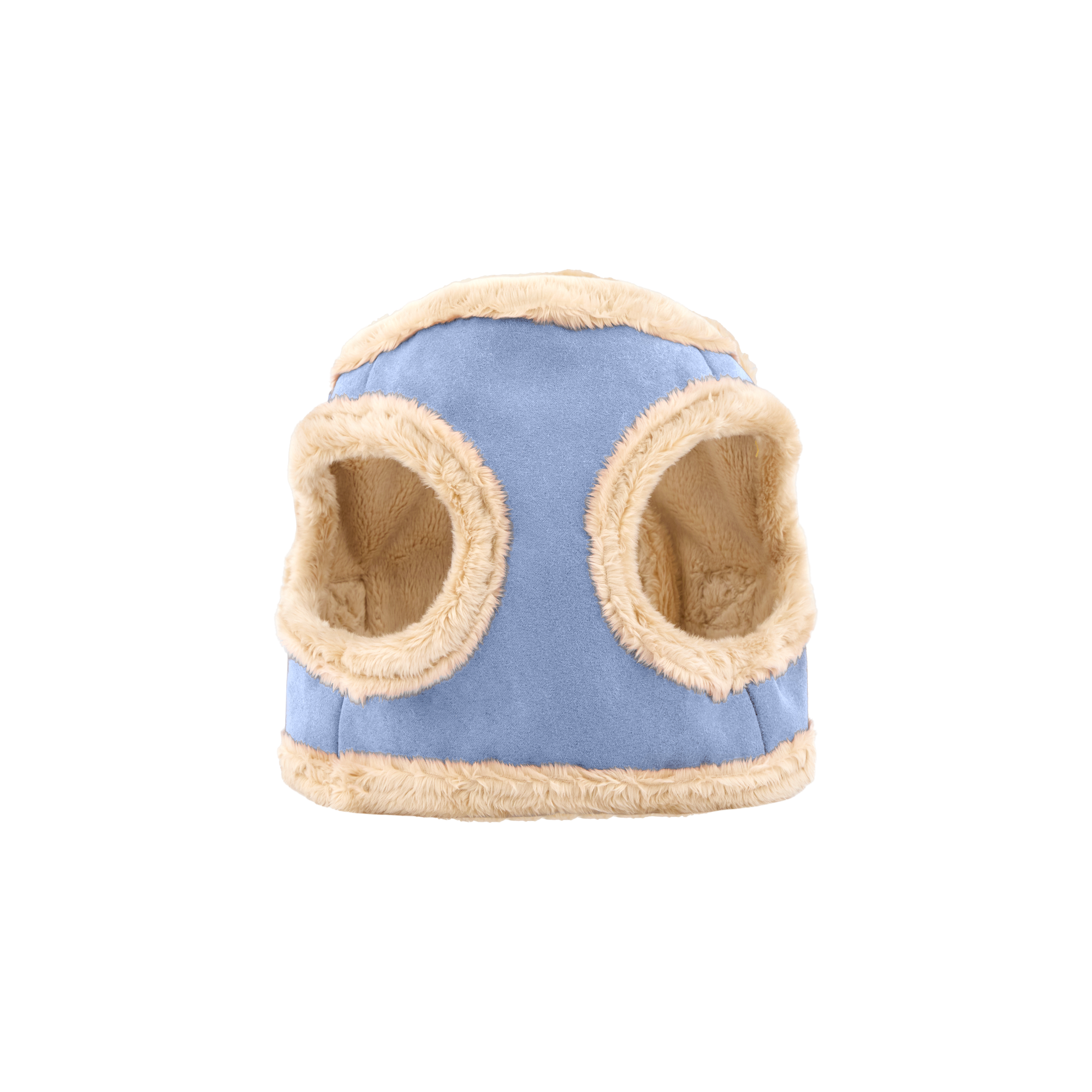 Manteau Harnais pour Chien YETI Bleu par Pom d'Azur back