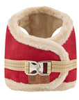 Manteau Harnais pour Chien YETI Rouge par Pom d'Azur front 2