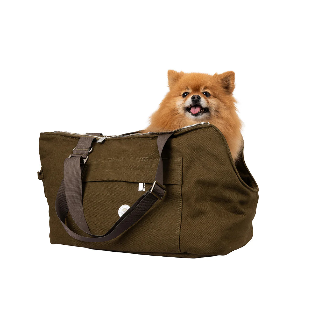 Sac de transport pour chien 'Héritage Riviera' Noisette par SohoPoms ®