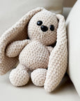 Lapin en Laine Artisanale – Peluche Douce Faite Main