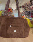 'Teddy Cocoon' Chocolate Dog Carrier Bag by Sohopoms®