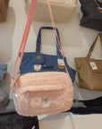 Sacoche 'Teddy Coccon' Rose par Sohopoms®
