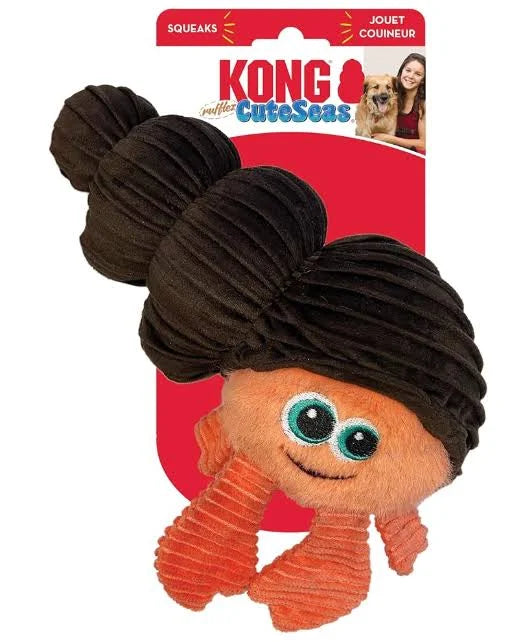 Jouet Peluche Sonore pour Chien avec Papier Froissé &amp; Couineur KONG Ruffles Hermit