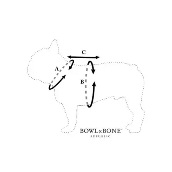 Harnais Chien YETI Rose par Bowl & Bone