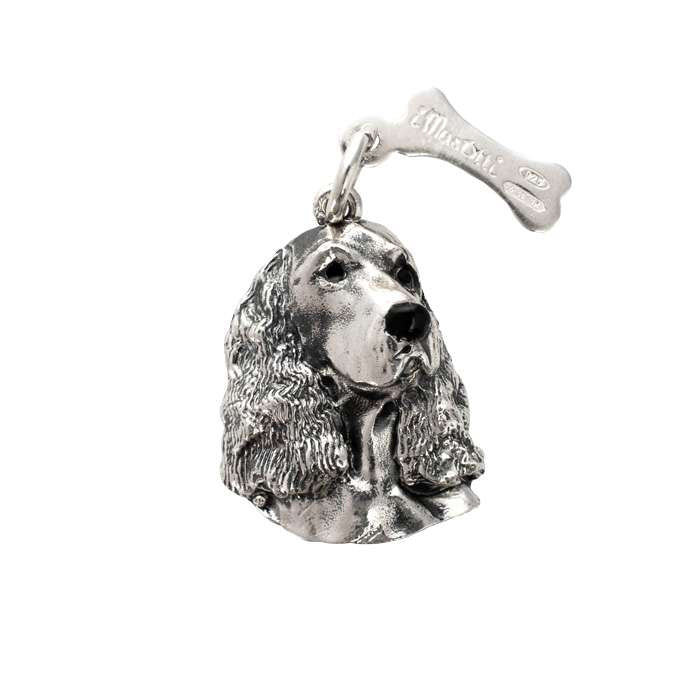 Sterling Silver iMusotti Springer Spaniel Pendant